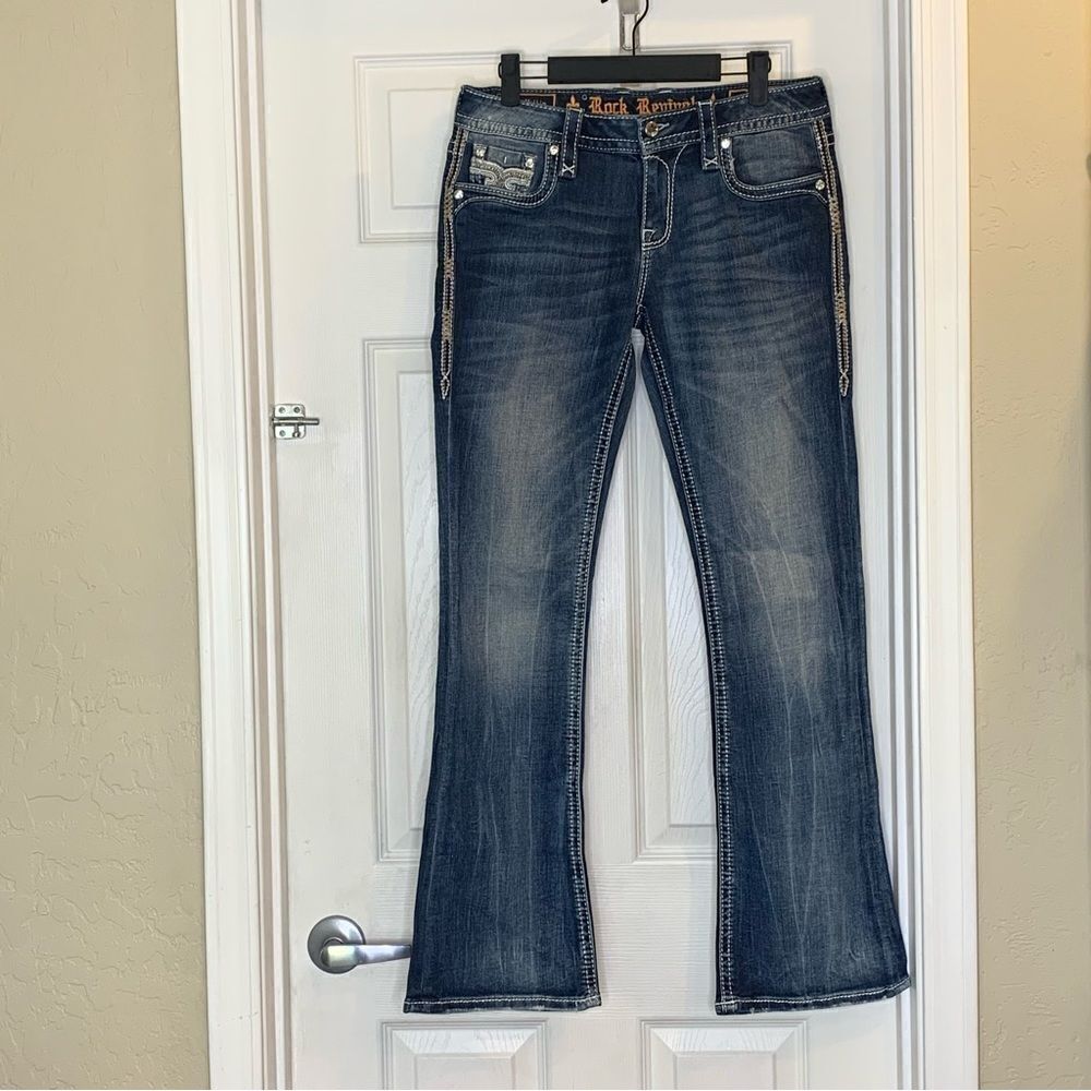 Rock Revival Pilkin Easy Boot Stretch Jean Size 27